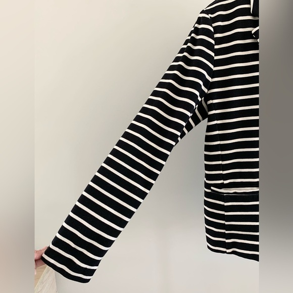 A New Day Horizontal Striped Cotton Blazer - Picture 3 of 9